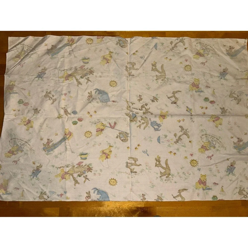 Vintage Whinne The Pooh Baby Receiving Blanket